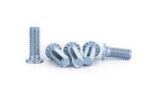 壓鉚螺釘?shù)陌惭b工藝